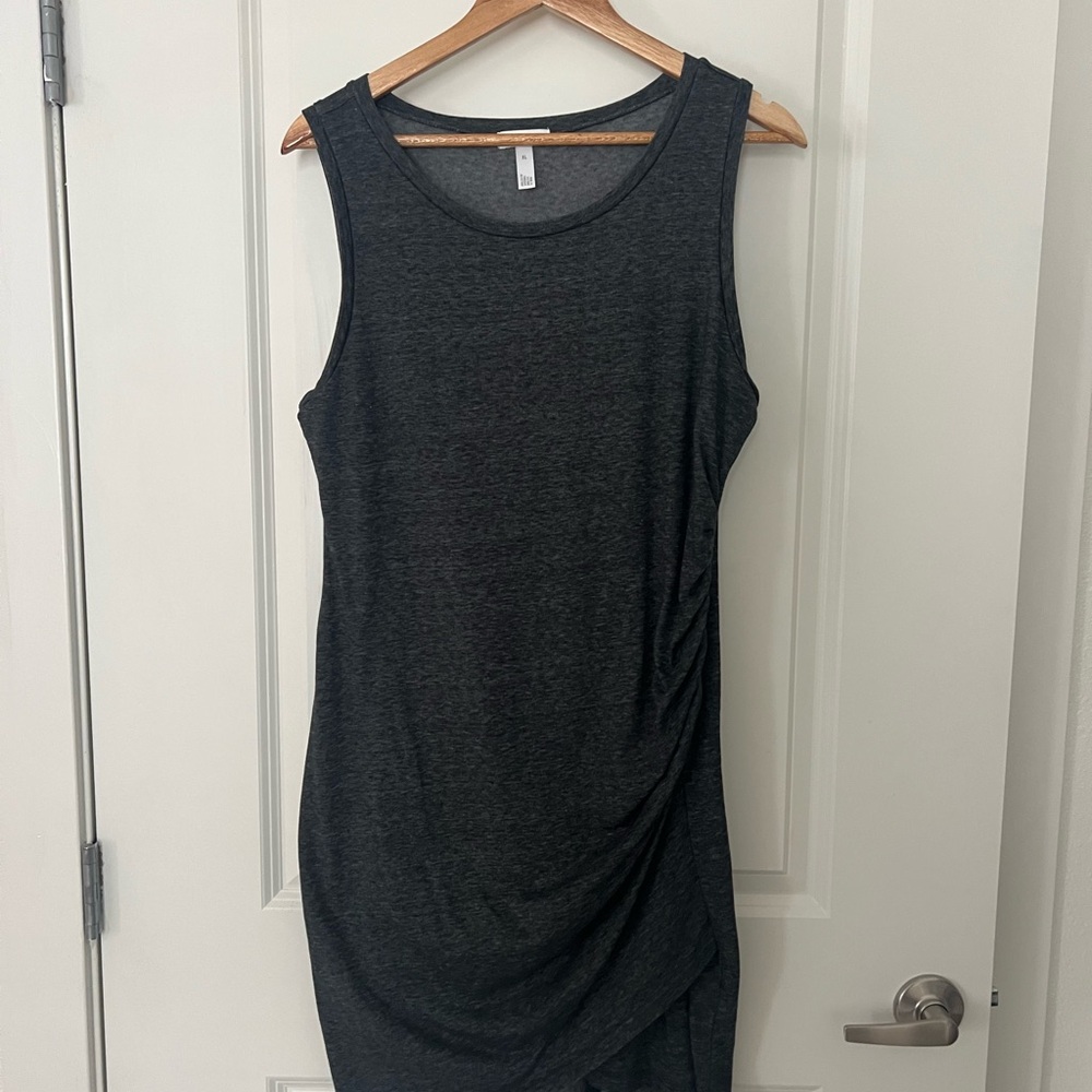Leith Charcoal Gray Top